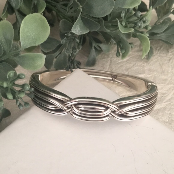 Brighton Intertwine Hinged Bangle NWOT